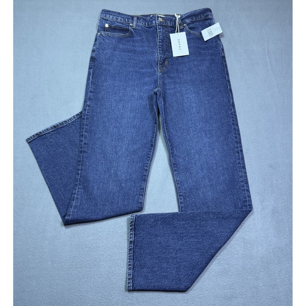 Frame Jeans Womens 31x32 The Ruler Highrise Straight Rory USA NEW 278$